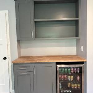 Basement Bar Area Remodeling