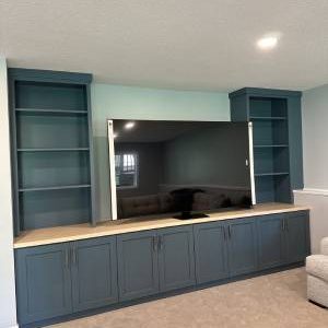 Basement Cabinet Installation