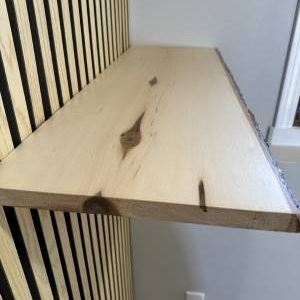 Basement Custom Shelf Installation