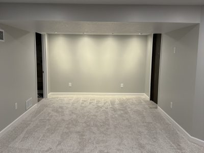 Basement Remodeling Flooring Project