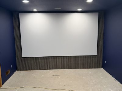 Basement Theater Room Construction