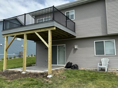 Elevated Backyard Deck