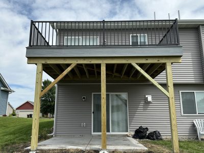 Elevated Backyard Decking