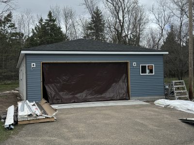 Garage Siding Installation