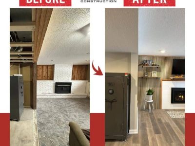 Ramsey Basement Remodel Before After