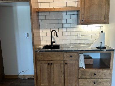 Wooden Bar Cabinetry Unit