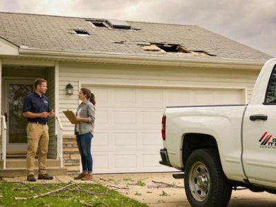 Storm Damage Roof Repair Project